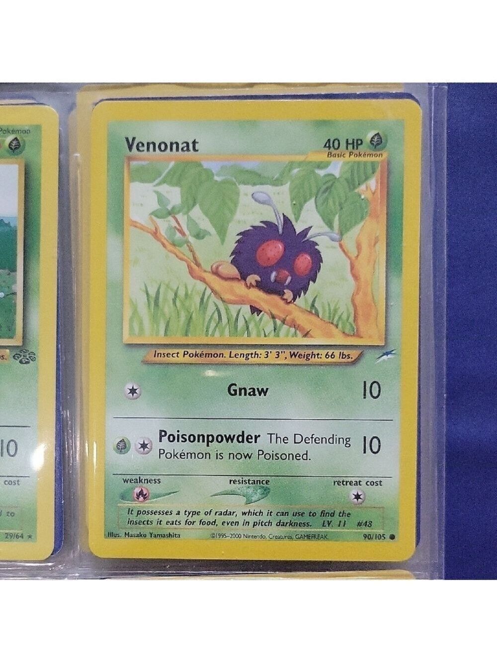 Pokemon Venonat Card